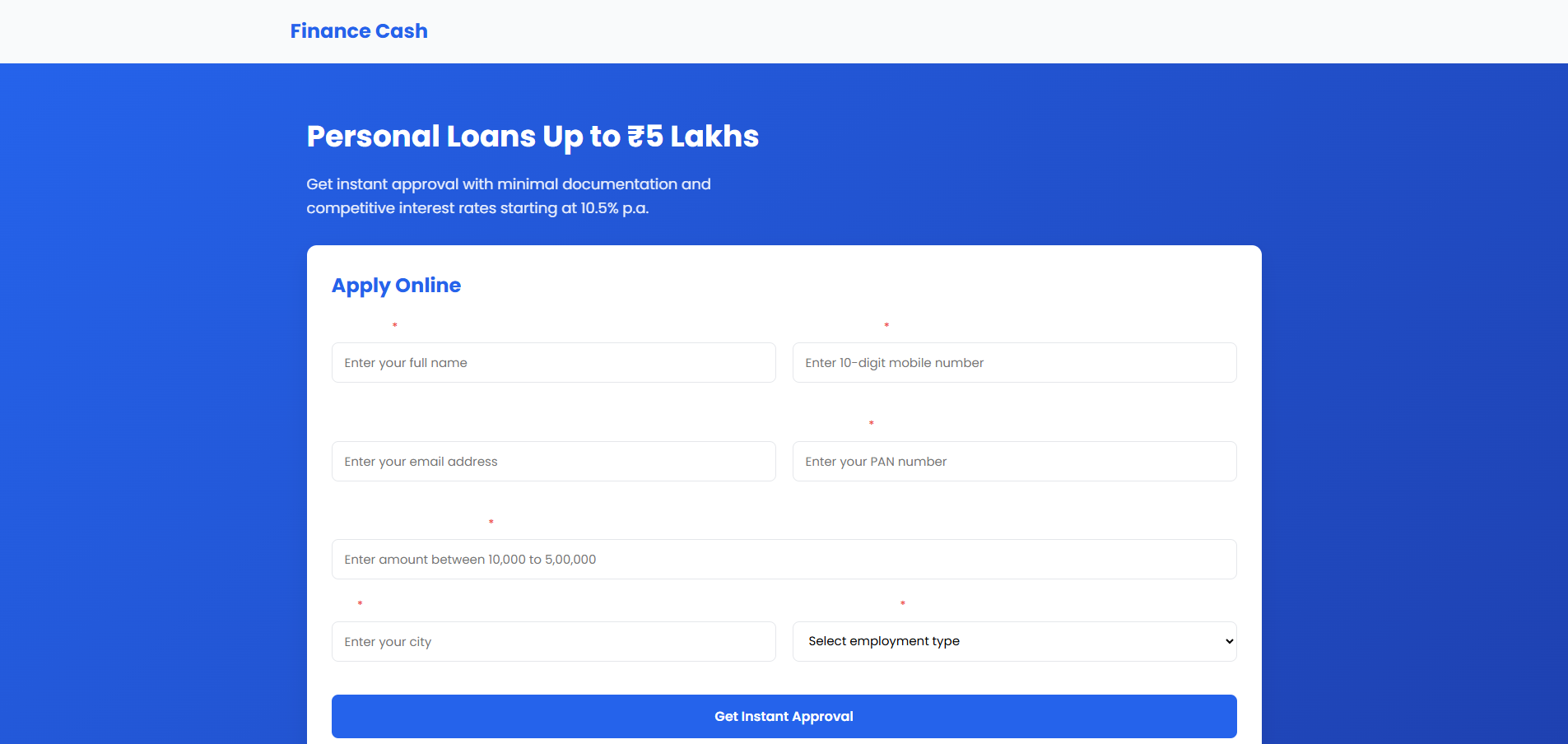 Finance Cash